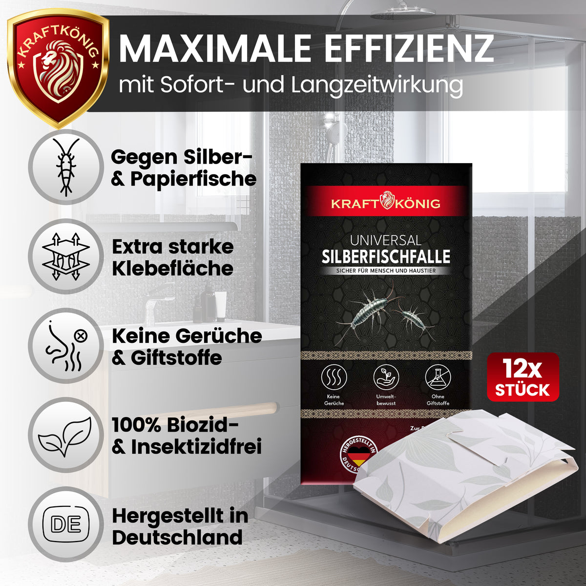 Silberfischfalle – 30 Stück