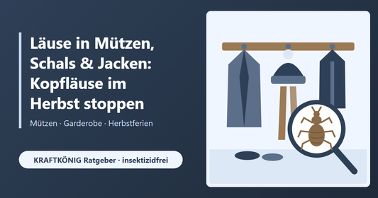 Läuse in Mützen, Schals & Jacken: Kopfläuse in der Herbst-Garderobe stoppen