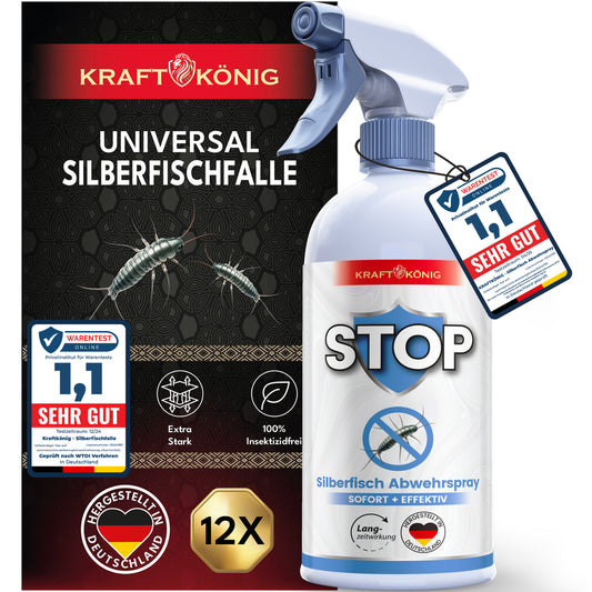 Silberfisch SET – Falle+Spray