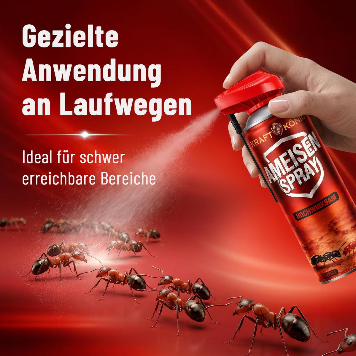 Ameisenspray mit Sprührohr – 500ml – Bild 6