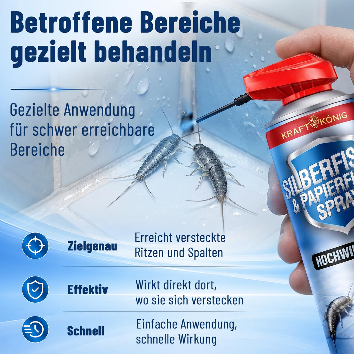Silberfisch Spray mit Sprührohr – 500ml – Bild 4