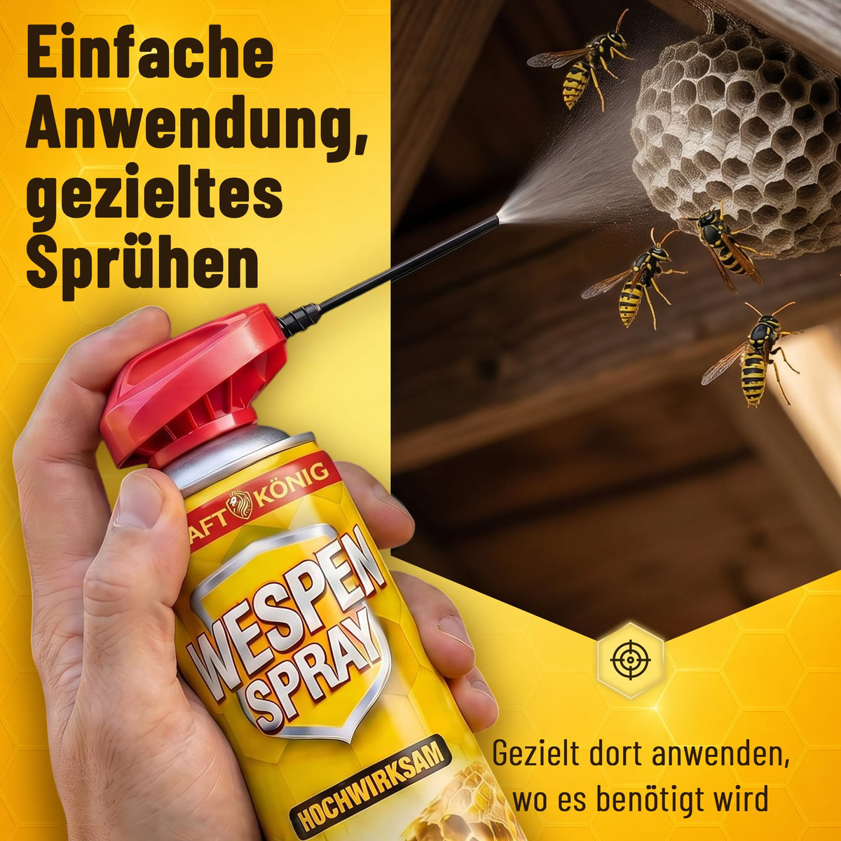 Wespenspray mit Sprührohr – 500ml – Bild 4