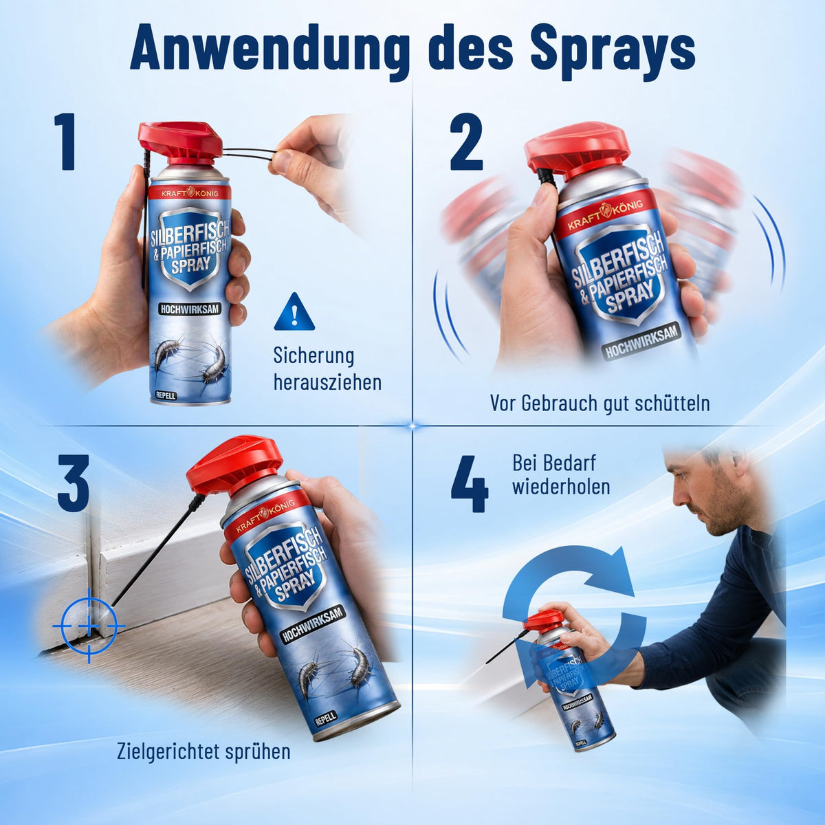 Silberfisch Spray mit Sprührohr – 500ml – Bild 6