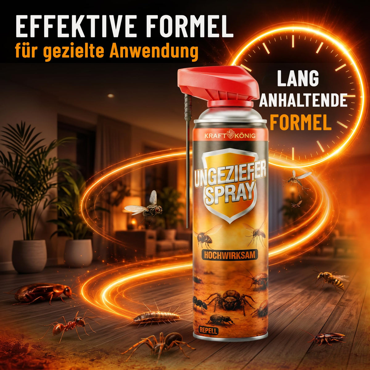 Ungezieferspray mit Sprührohr – 500ml – Bild 6