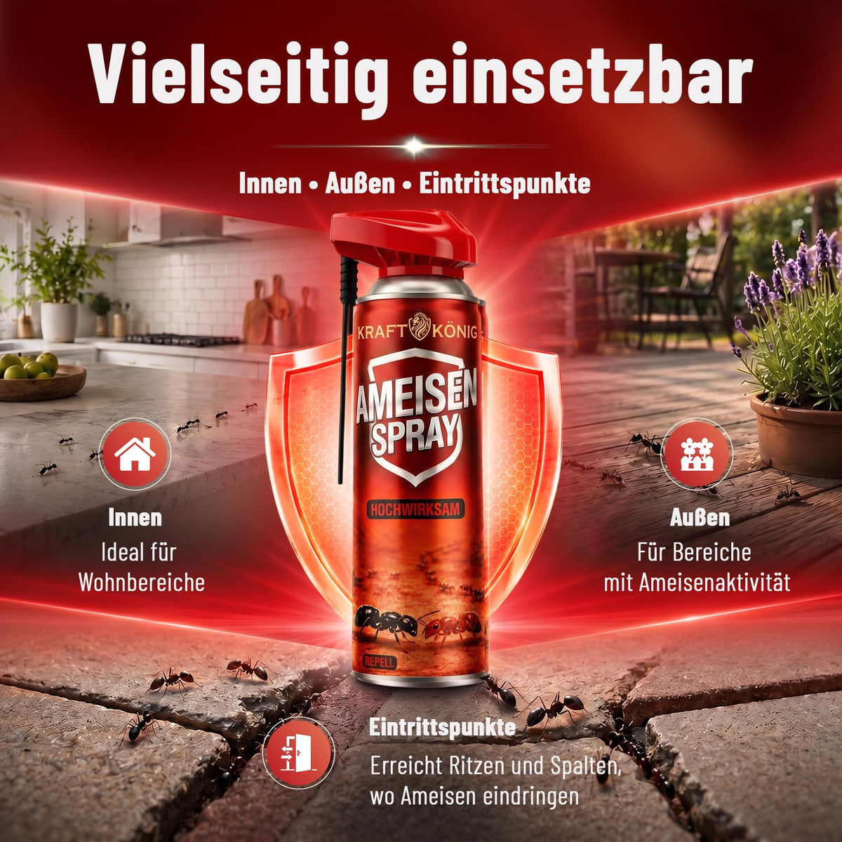 Ameisenspray mit Sprührohr – 500ml – Bild 5