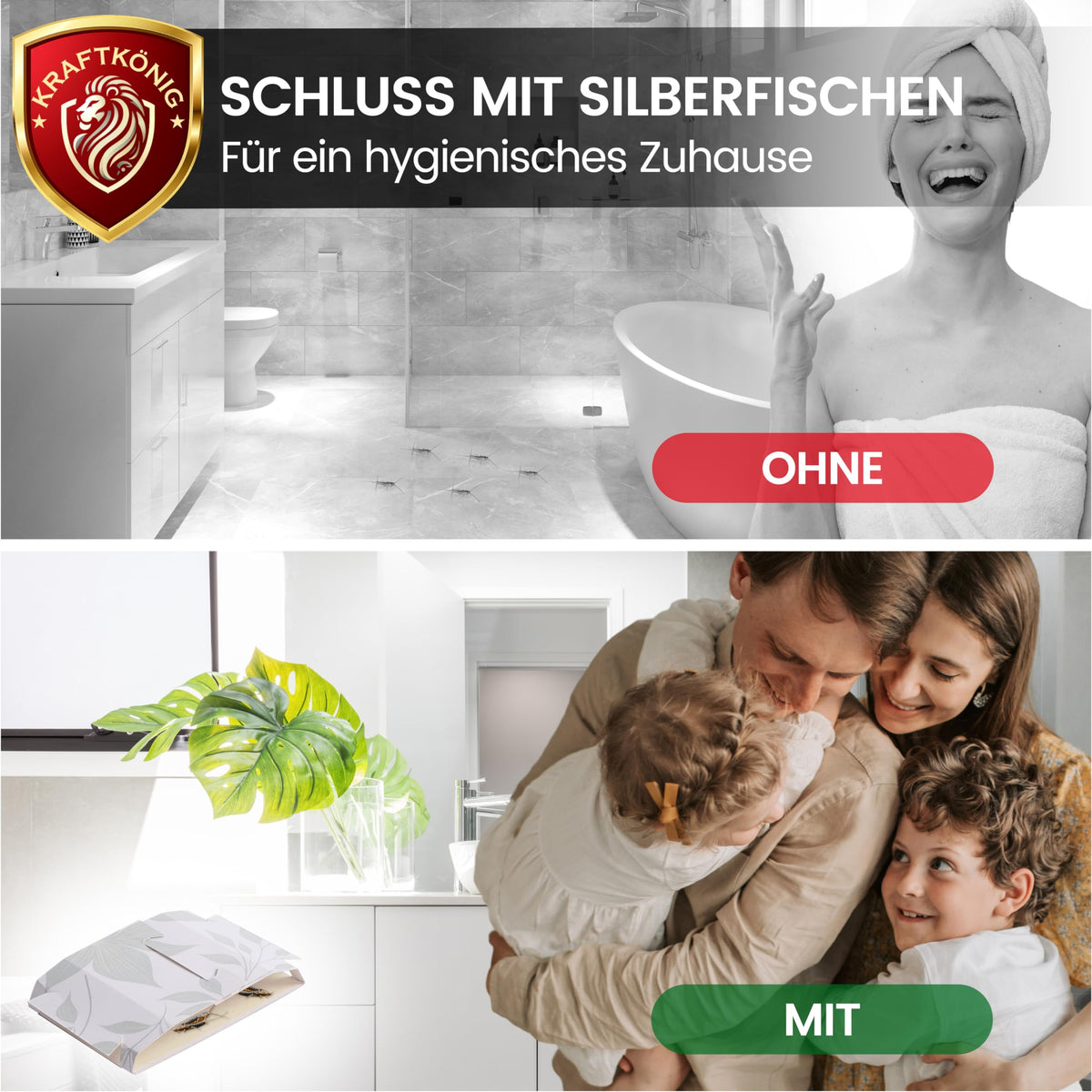 Silberfischfalle 30 Stück – Bild 4