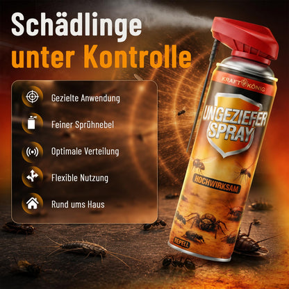 Ungezieferspray mit Sprührohr – 500ml – Bild 9