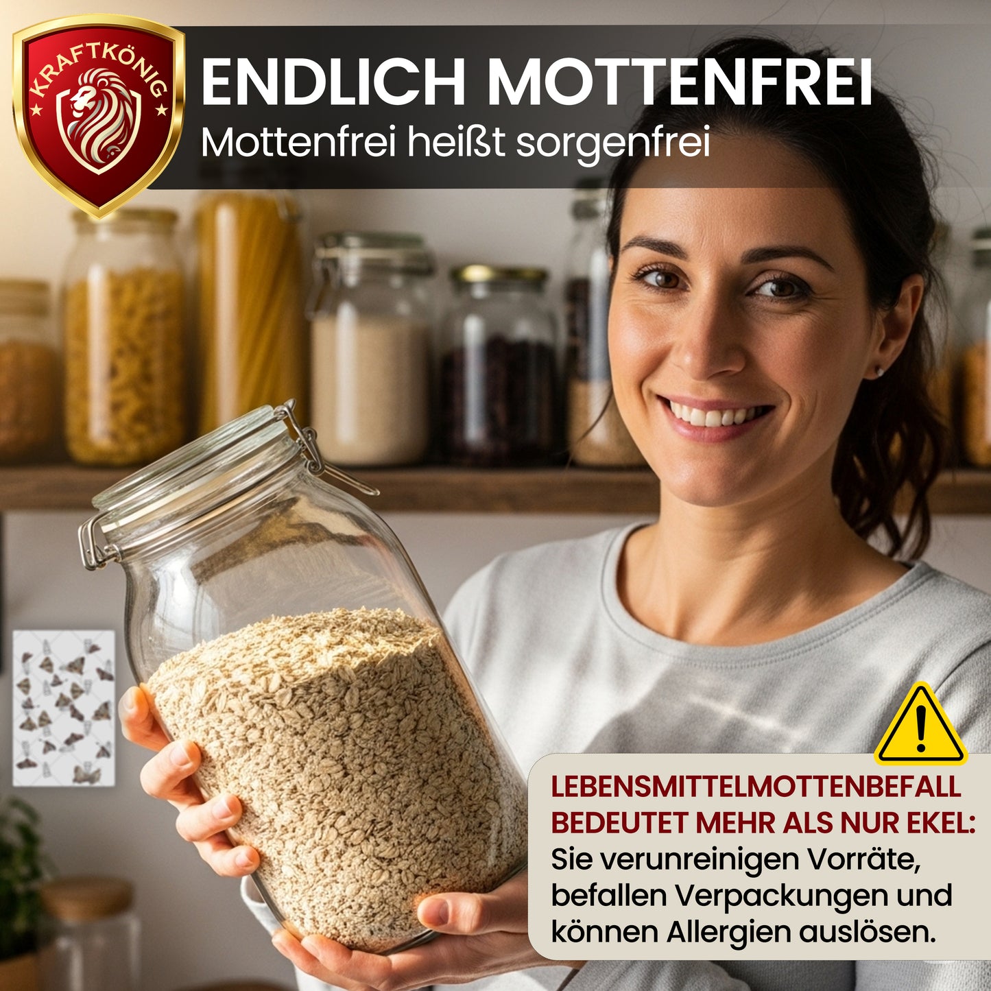 Lebensmittelmottenfalle – 10 Stück