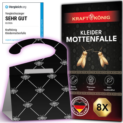 Kleidermottenfalle – 8 Stück