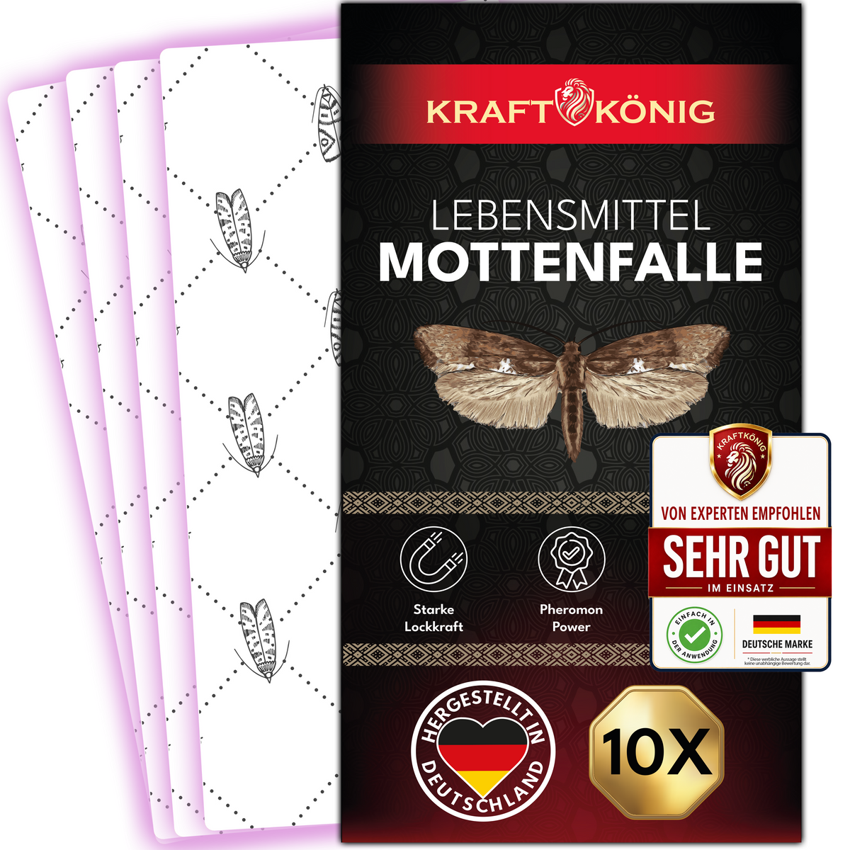 Lebensmittelmottenfalle – 10 Stück
