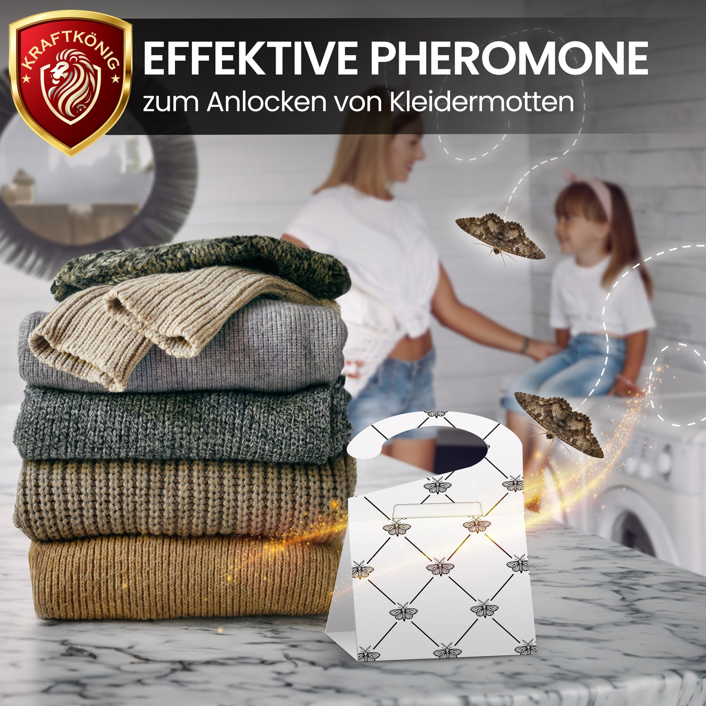 Kleidermottenfalle – 8 Stück