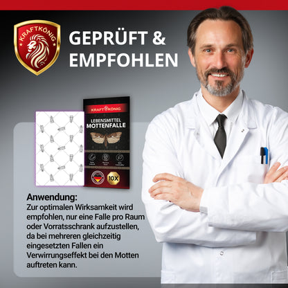 Lebensmittelmottenfalle – 10 Stück