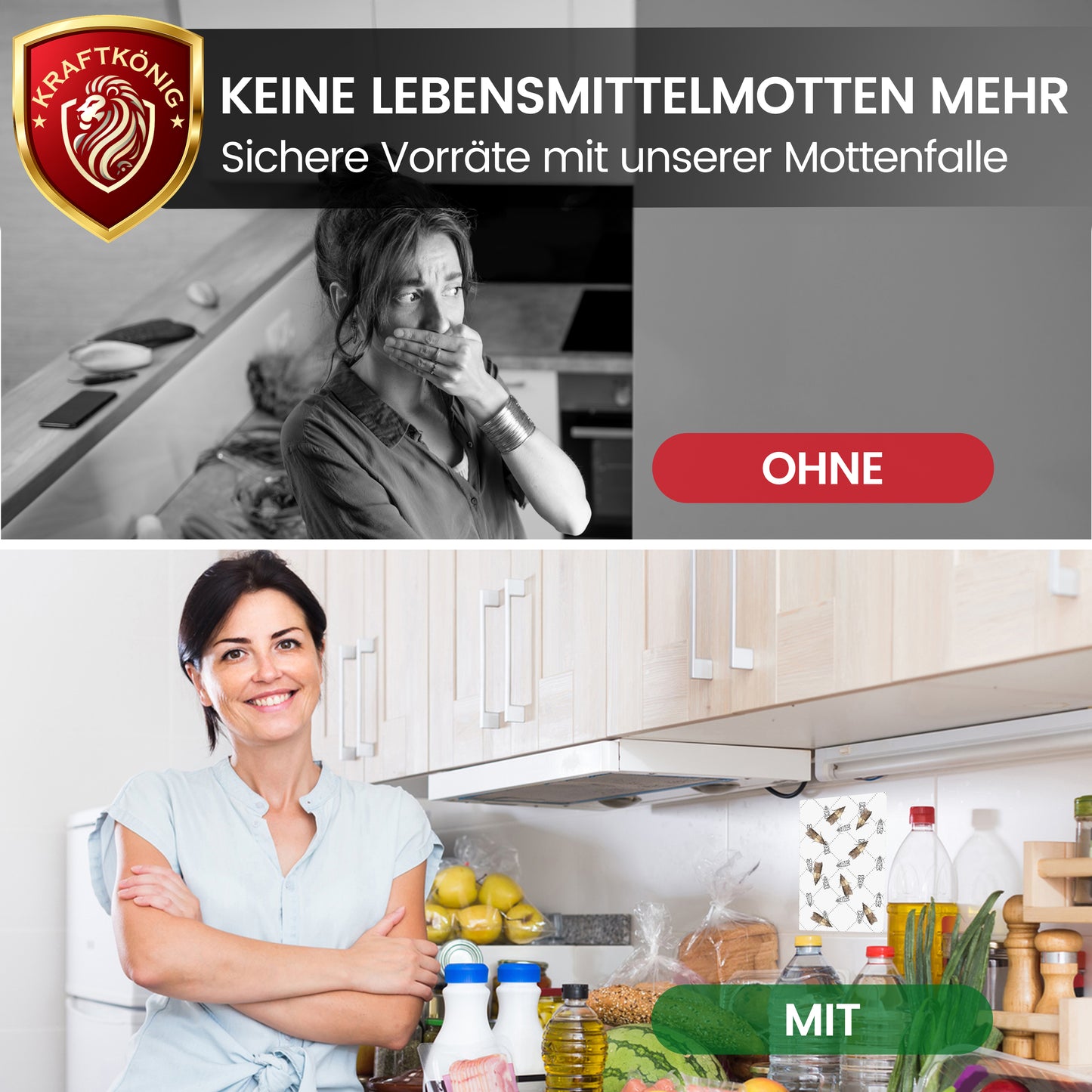 Lebensmittelmottenfalle – 10 Stück