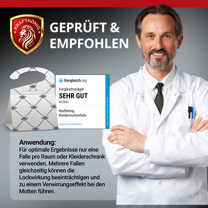 Kleidermottenfalle – 8 Stück