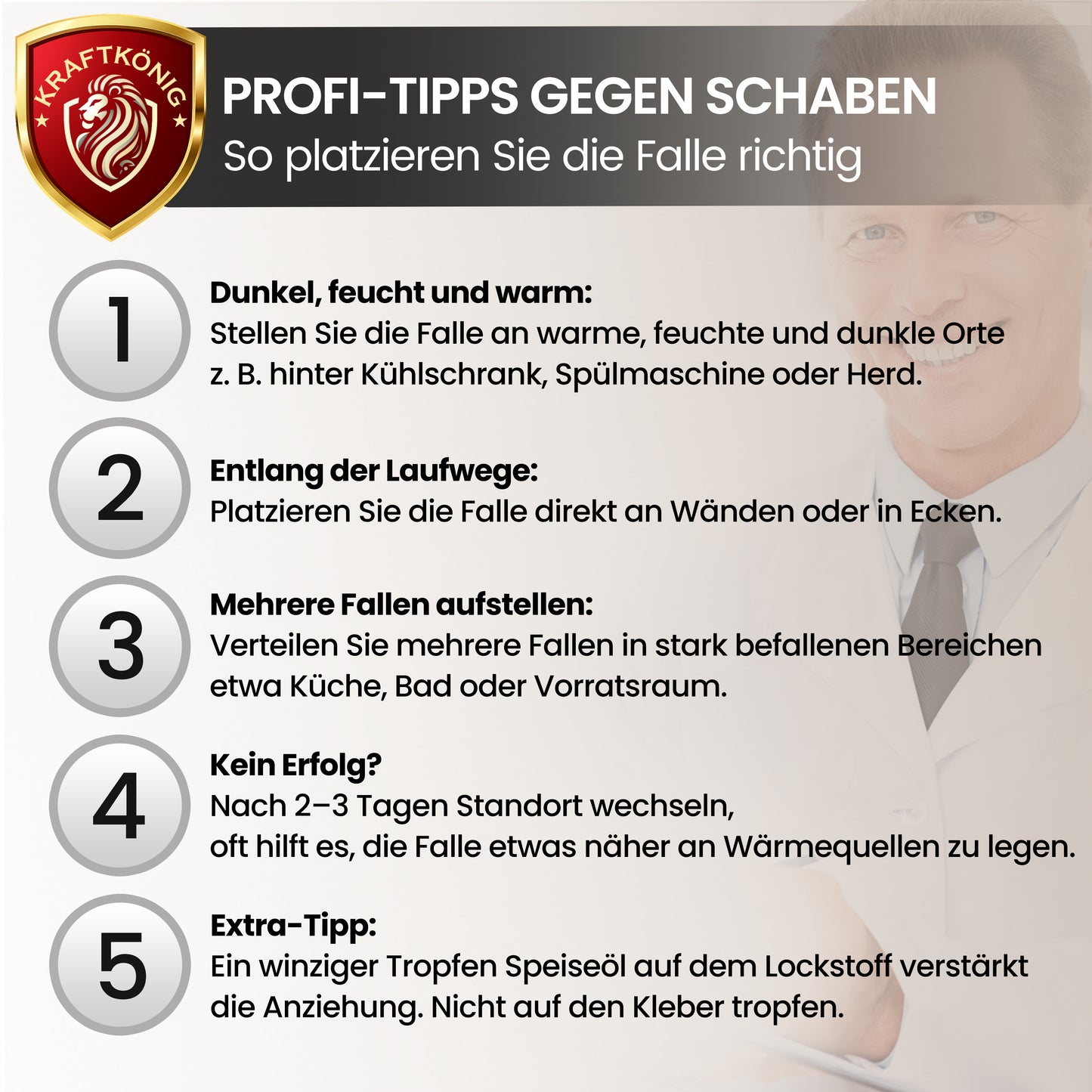 Schabenfalle – 12 Stück