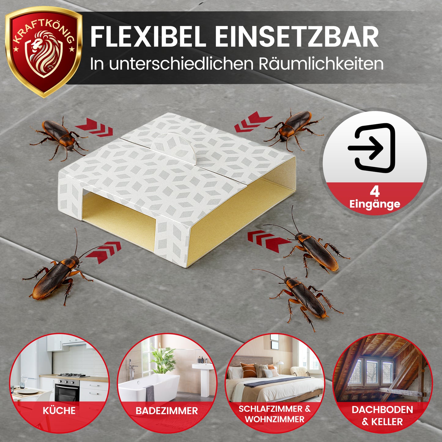 Schabenfalle – 12 Stück