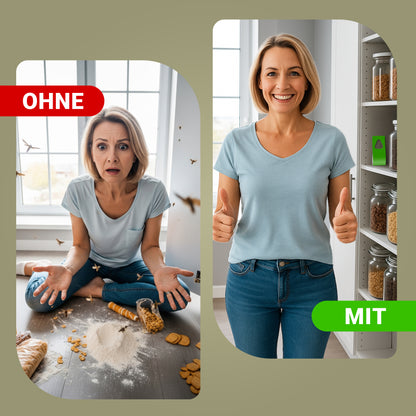 Schlupfwespen gegen Lebensmittelmotten 1 - 25 Karten x 3 Lieferungen