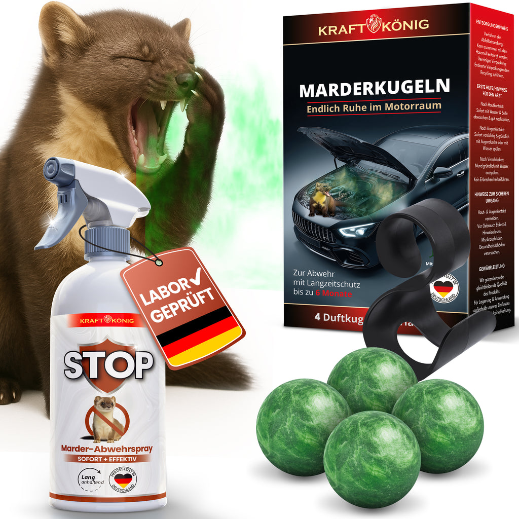 SET Marderkugel + Marderspray