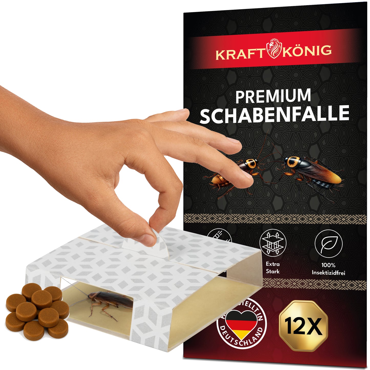 Schabenfalle – 12 Stück