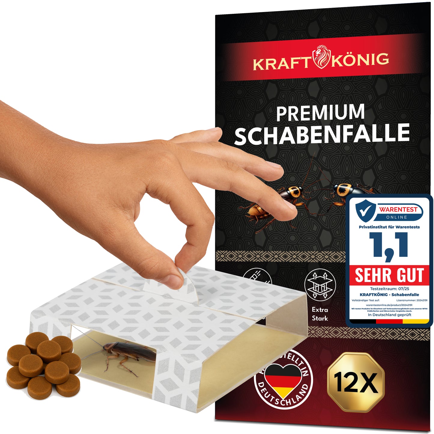 Schabenfalle – 12 Stück