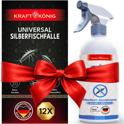 Silberfisch SET – Falle+Spray